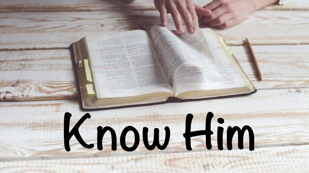 KNOW HIM OR KNOW OF HIM visual data 3